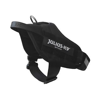 Julius-K9 IDC Stealth Powerharness with Cobra Buckles, Size: M/0, Black