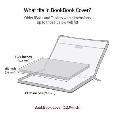 Twelve South BookBook Vol 2 Cover for 12.9-inch iPad Pro (Gen 3/4/5), M1 and ...