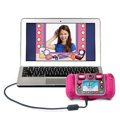 VTech KidiZoom Duo DX Digital Selfie Camera with MP3 Player, Pink