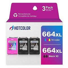 664XL Ink Cartridge Replacement for hp 664xl Ink cartridges Black and Color f...