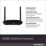 NETGEAR WiFi Router (R6080) - AC1000 Dual Band Wireless Speed (up to 1000 Mbp...