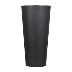 Tusco Products CTR26BK Cosmopolitan Collection Planter, 26", Black 26"