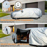 Tecoom SUV Car Cover Waterproof All Weather, Fleece Lining Car Covers for Aut...