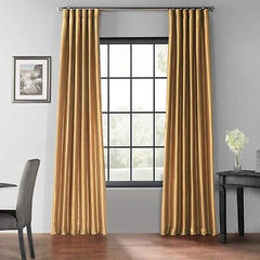 HPD Half Price Drapes Faux Silk Blackout Curtains 108 Inches Long for Bedroom...