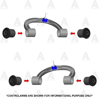 Complete Front Upper & Lower Control Arm Bushing Kit 8 pcs Left & Right Side ...