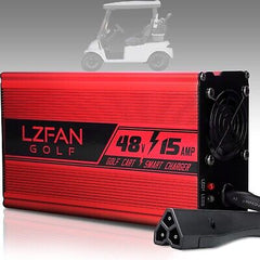 48V 15A Golf Cart Battery Charger for 48 Volt Ez-Go EZgo RXV/TXT with RXV Plug