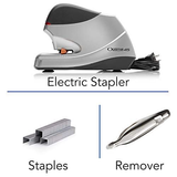 Swingline Electric Stapler Value Pack: 45 Sheet Stapler, 45, Black/Silver