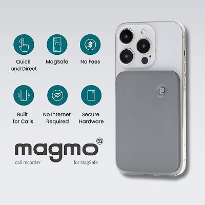 1st Generation Magmo iPhone Call Recorder 32GB Magnetic Snap-On Call Recorder...