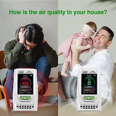 CEM Air Quality Monitor and Accurate DT-968 Test PM2.5/PM10,Humidity,Temperat...