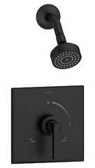 Symmons 3601-MB-1.5-TRM Duro Single Handle 1-Spray Shower Trim in Matte Black...