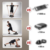 Push Up Board,Workout Equipment,Ab Roller Board with 4 Wheels,Push up Handles...