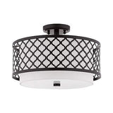 Livex Lighting 41112-92 Ceiling Mount, Bronze