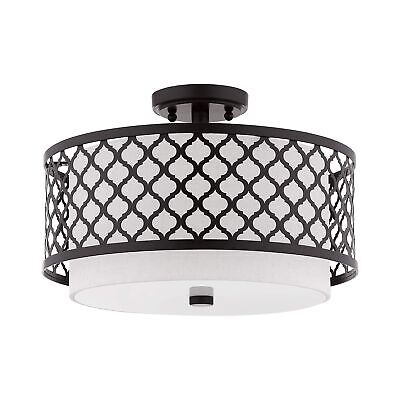 Livex Lighting 41112-92 Ceiling Mount, Bronze