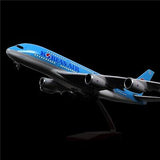 24-Hours 18&#8221; 1:160 Airplane Model Korea Airbus 380 Model Plane with LED Li