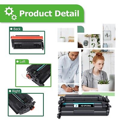 Aztech Compatible Toner Cartridge Replacement for HP 58A CF258A, Black - 2 Pack