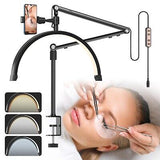 Professional LED Lash Light for Eyelash Extensions, Clip on Lash Lamp for Mak...