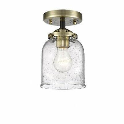 Innovations 284-1C-BAB-G54 Small Bell 1 Light Semi-Flush Mount Part of The No...