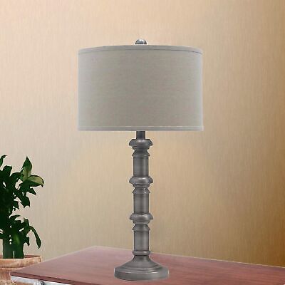 Cory Martin W-1596AS Table Lamp, Antique Silver