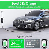 NTONPOWER Tesla Charger 24 Miles Per Hour with Level 1&2 EV Charge 32A/24A16A...