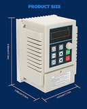 FAHKNS Variable Frequency Drive AC 220V/0.75kw 1HP 5A VFD Inverter Single Pha...