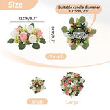 NUPTIO Flower Wedding Centerpieces for Tables - 10 Pcs 2.9 inch Inner Diam Sm...