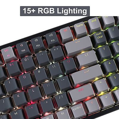 Keychron K4 Wireless Bluetooth/USB Wired Gaming Mechanical Keyboard, Compact ...