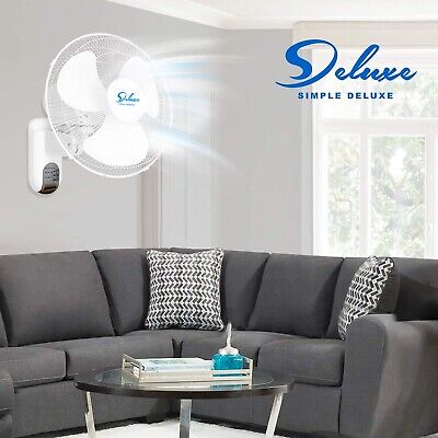 Simple Deluxe InfiniPower Adjustable Tilt, Digital Household Mount Fans, 90 D...