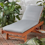 South Pine Porch Outdoor Reversible Chaise Lounge Chair Cushion with String T...