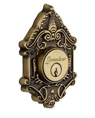 Grandeur 824343, Vintage Brass Grande Victorian Double Cylinder Deadbolt