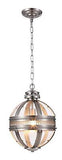 12 Inch Wide Mini Pendant Lamp 19th Century Victorian Style Globe Lantern Pen...