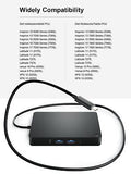 WD15 USB C Docking Station, USB-C Double Displays or Single 4K Display Dockin...