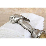 Kingston Brass Gourmetier CCRP1K8SPR Vintage Kitchen Faucet Sprayer, Brushed ...