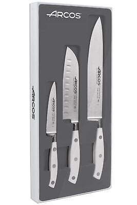 ARCOS Forged Knife Set 3 pieces - Nitrum Stainless Steel and mm blade. 613 gr...