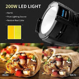 Seven Stars 200W COB Lights, LED Par Light Warm White & Cool White Stage Wash...