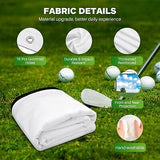 Golf Simulator Impact Screen for Golf Training,16pcs Grommet Holes Family Ind...