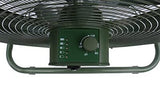 iLiving 18" Rechargeable Battery Operated Camping Floor Fan, 18-Inch, Green