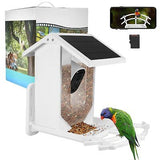 Bird Feeder with Camera,Solar Charging Panel Smart Bird Feeder,AI Recognition...