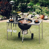 Charkettle Stainless Steel Kettle Grill Side Table/Shelf, Compatible with Web...