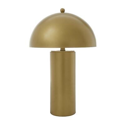 Deco 79 Metal Room Accent Lamp Table Lamp with Dome Shade, Lamp 14" x 14" x 2...