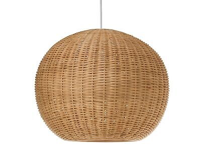 KOUBOO 1050030 Wicker Ball Pendant Lamp, Natural