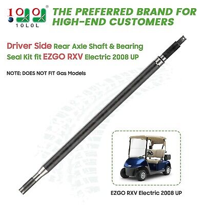 10L0L Golf Cart Driver Side Rear Spline Axle Shaft Fits EZGO RXV Electric 200...