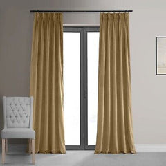 HPD Half Price Drapes Velvet Blackout Curtains/Drapes - 120 Inches Long 1 Pan...