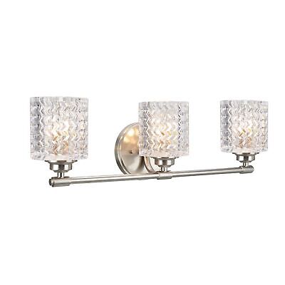 Aspen Creative 62058A, Three-Light Metal Bathroom Vanity Wall Light Fixture, ...