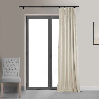 HPD Half Price Drapes Velvet Blackout Curtains/Drapes - 84 Inches Long 1 Pane...