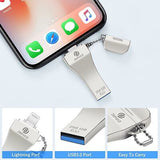 Photo-Stick for iPhone 256GB with Apple MFi Certified External-iPhone-Storage...