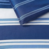 Nautica- Queen Comforter Set, Cotton Reversible Bedding Set, All Season Desig...