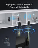 BrosTrend WiFi 6 Extender AX1500 WiFi Booster for Home WiFi Range Extender Co...