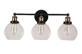 Aspen Creative 62268, Bathroom Vanity 3 Lights Fixture, 24-1/2" W x 11-3/4" H...