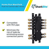 SharkBite 12 Port Home Run Manifold 3/4 Inch MNPT Inlet x 1/2 Inch Push To Co...