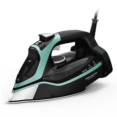 Rowenta Steam Force Stainless Steel Soleplate Steam Iron for Clothes 400 Micr...